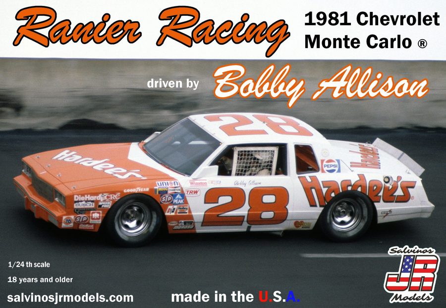 1981 Chevrolet Monte Carlo - Bobby Allison 1/24th Model Kit