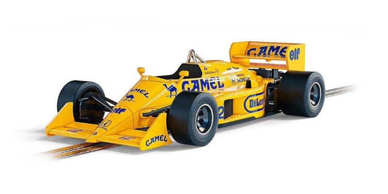 1987 Lotus 99T Ayrton Senna Scalextric 1/32 Slot Car - Click Image to Close