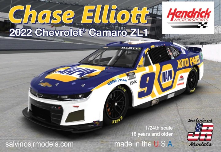 HMS 2022 NEXT GEN Chevrolet Chase Elliot - 1/24th Model Kit