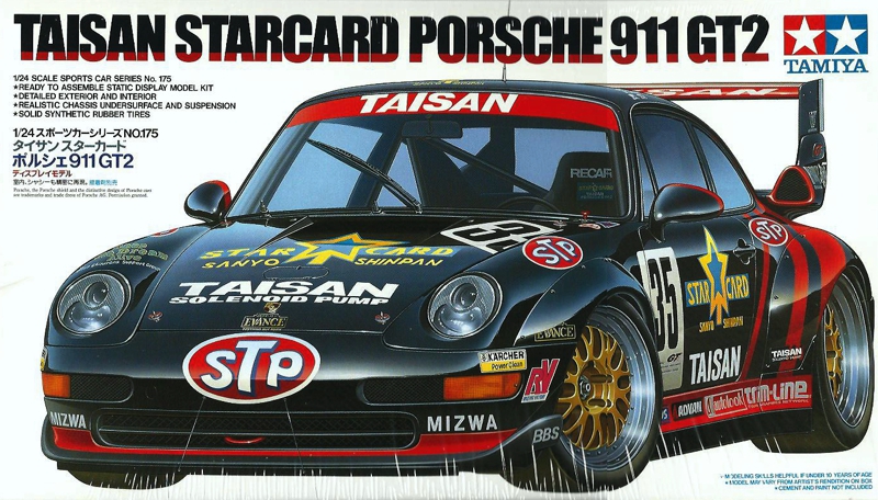 Porsche 911 GT2 - 1/24th Model Kit