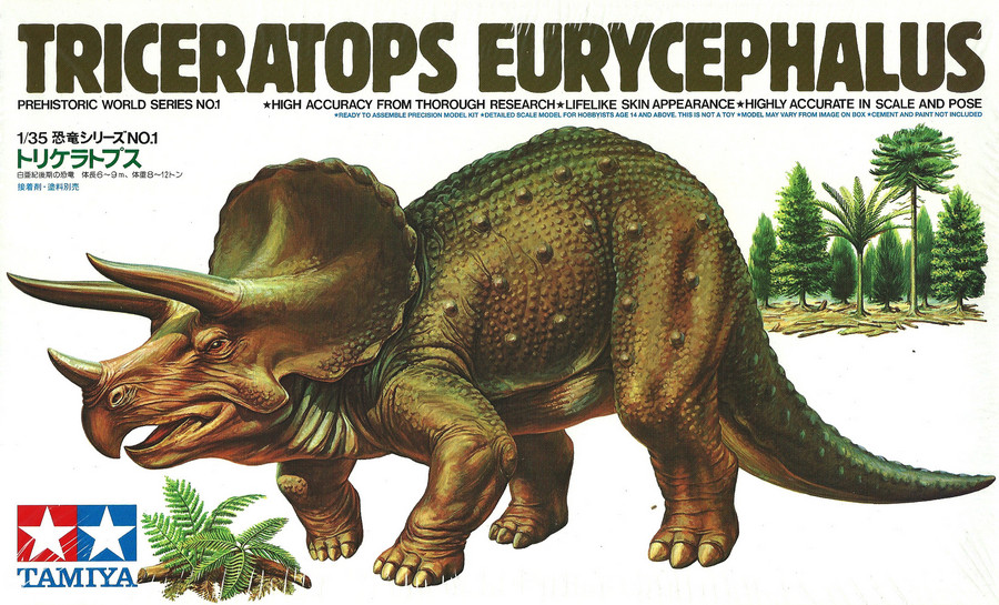 Triceratops Eurycephalus - 1/35 Scale Model Kit