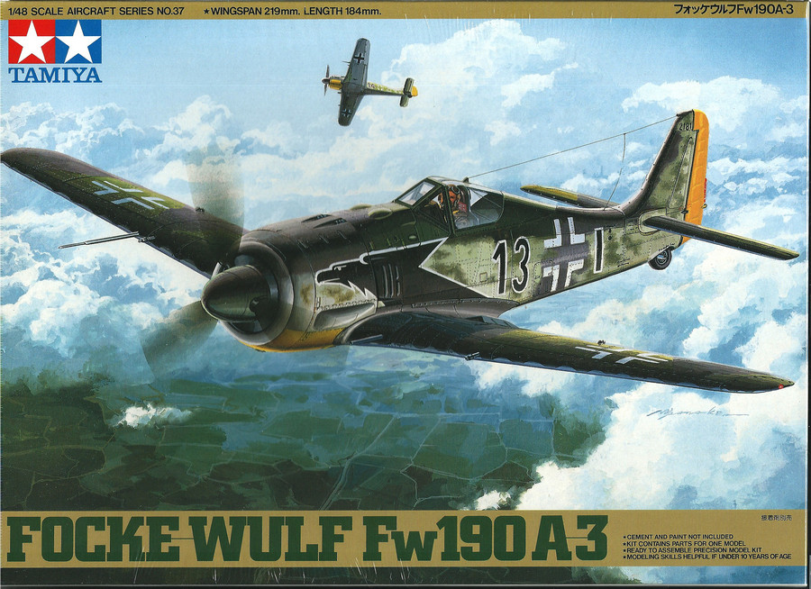FW190 A-3 Focke-Wulf - 1/48 Scale Model Kit