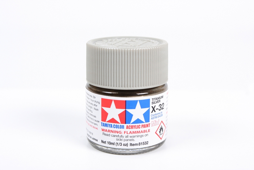 Paint - Tamiya - X32 Titanium Silver