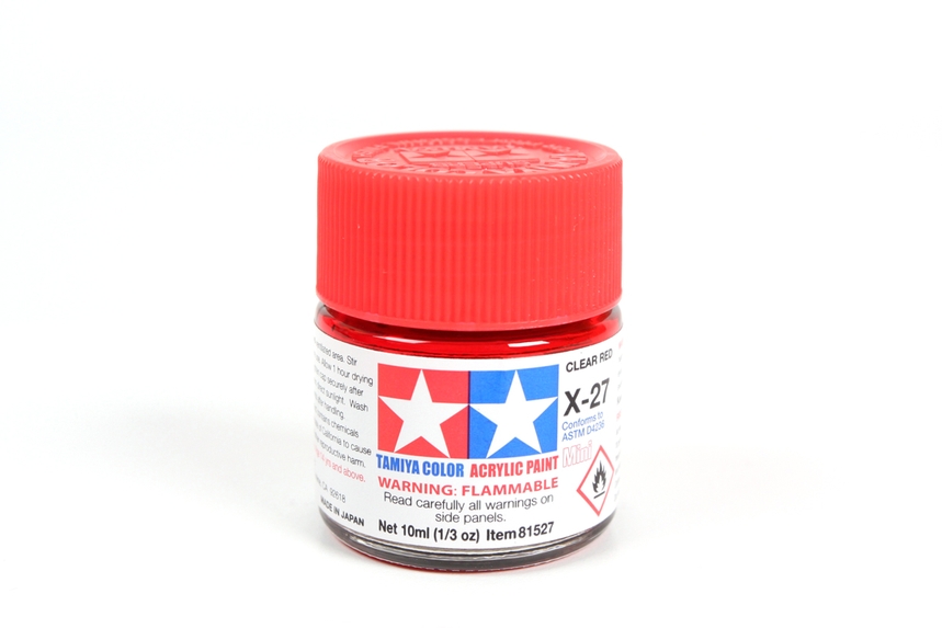 Paint - Tamiya - X27 Clear Red - Click Image to Close